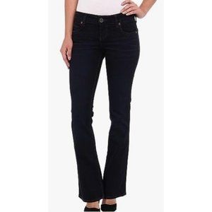 Kut From The Kloth Farrah Baby Boot Cut Jeans Plus Size Corduroy 16 Womens Black